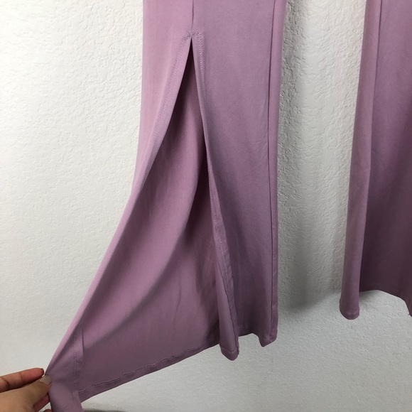 Yado Purple Pink Legging Pants with Slits Small - Picture 3 of 8